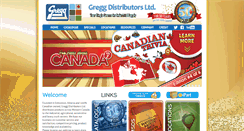 Desktop Screenshot of greggdistributors.ca